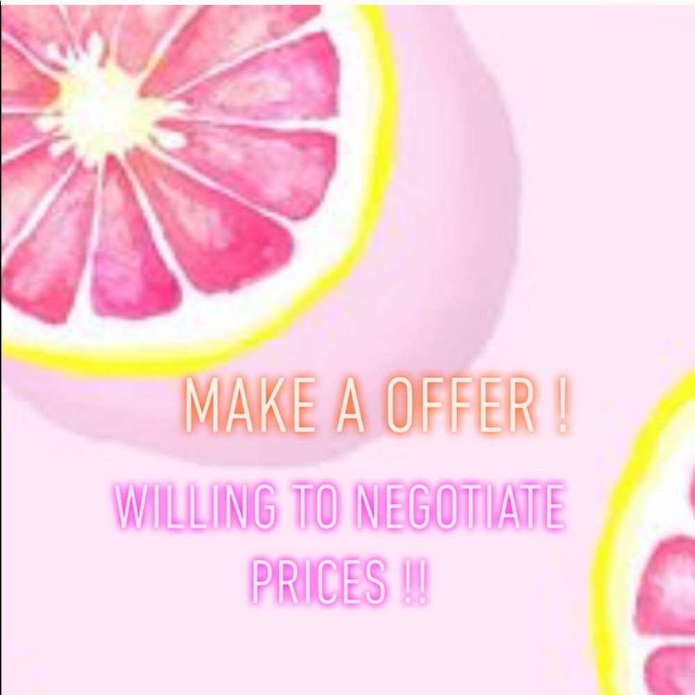 make an offer on anything !